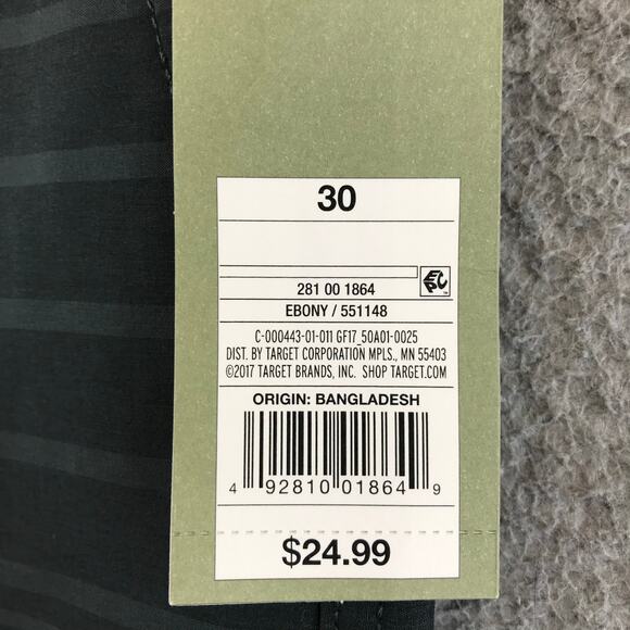 New Goodfellow & Co 19" Hybrid Shorts Mens Size 30 Striped Stretch - Picture 4 of 9